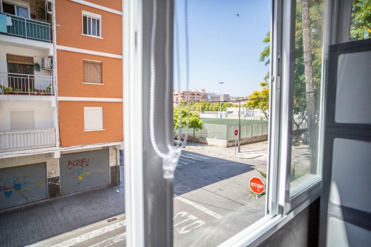 Piso De Diseno A 5 Min Andando De La Playa Lägenhet Valencia Exteriör bild